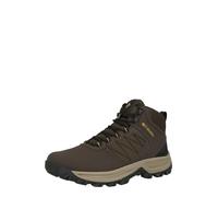 Columbia Men's Transverse Hike Waterproof, Waterproof Mid Rise Trekking and Hiking Boots, Cordovan/Golden Yellow, 9