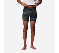 Columbia - Bóxer largo elástico 360 con estampado , 3 unidades - Verde - Talla S (EU 35-38) - Hombre