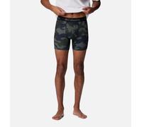 Columbia - Bóxer largo elástico 360 con estampado , 3 unidades - Verde - Talla S - Hombre