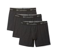 Columbia Calzoncillos bóxer elásticos de algodón Performance-Paquete de 3 Ropa Interior de Hombres, Negro, L (Pack de 3)