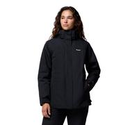 COLUMBIA Abrigo largo con cremallera, para pleno invierno. Color Negro