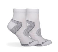 Columbia - Calcetines cortos Balance Point - 2 pares - Blanco - Talla T/U - Mujer