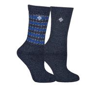 Columbia Calcetines de lana para mujer, Marino, 9-11