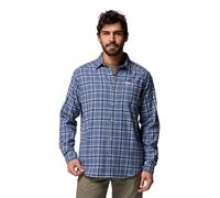 Columbia - Camisa de Franela Cornell Woods, Manga Larga, para Hombre, a Cuadros Color montaña Oscura, M