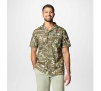 Columbia - Camisa de manga corta con estampado Pine Canyon™ - Verde - Talla XL - Hombre