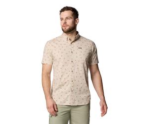 Columbia Camisa de Manga Corta Estampada Rapid Rivers Camiseta para Senderismo Hombre