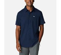 Camisa Columbia Silver Ridge Utility Lite manga corta azul marino - M