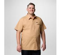 Columbia - Camisa de sarga de manga corta Landroamer™ - Talla grande - Marrón - Talla 2X - Hombre