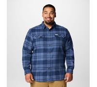 Columbia - Camisa elástica de franela Flare Gun™ - Talla grande - Azul - Talla 1X - Hombre