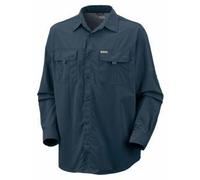 Columbia Camisa extendida Silver Ridge LS para hombre, noche negra, 4X
