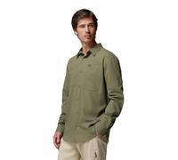 Columbia Camisa ligera de manga larga Silver Ridge Utility II Recycled para hombre, Stone Green, M