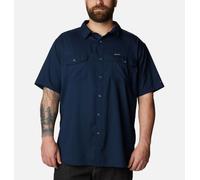 Columbia - Camisa lisa de manga corta Utilizer™ II - Tallas Grandes - Azul - Talla 1X - Hombre