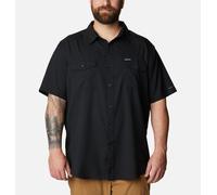 Columbia - Camisa lisa de manga corta Utilizer™ II - Tallas Grandes - Negro - Talla 3X - Hombre
