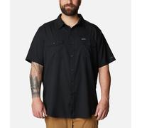 Columbia - Camisa lisa de manga corta Utilizer™ II - Tallas Grandes - Negro - Talla 5X - Hombre