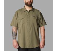 Columbia - Camisa lisa de manga corta Utilizer™ II - Tallas Grandes - Verde - Talla 5X - Hombre