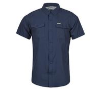 Columbia Hombre Camisa de manga corta, Azul ( Collegiate Navy ), XL