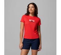 Columbia - Camiseta ajustada con estampado Ruby Springs™ - Rojo - Talla M - Mujer