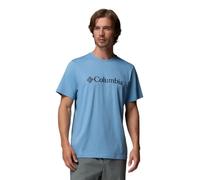 Columbia Camiseta básica con Logotipo para Hombre, Camiseta de Manga Corta, día lluvioso/Gem Columbia, Talla M