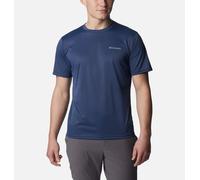 Columbia Men's Hike Crew, Technical Short Sleeve T-Shirt, Dark Mountain, M