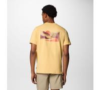 Columbia - Camiseta con estampado en la espalda Explorers Canyon™ - Amarillo - Talla XS - Hombre