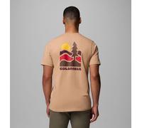 Columbia - Camiseta con estampado en la espalda Explorers Canyon™ - Marrón - Talla S - Hombre