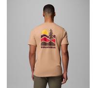 Columbia - Camiseta con estampado en la espalda Explorers Canyon™ - Marrón - Talla XXL - Hombre