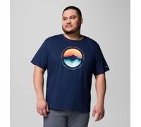 Columbia - Camiseta con estampado Path Lake™ II - Talla grande - Azul - Talla 1X - Hombre