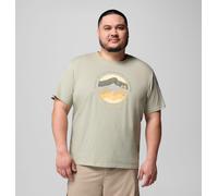 Columbia - Camiseta con estampado Path Lake™ II - Talla grande - Verde - Talla 1X - Hombre