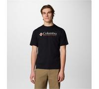 Camiseta de manga corta con logo en el pecho Hombre Talla M. Color Negro