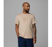 Columbia - Camiseta de algodón orgánico con estampado - Marrón - Talla S - Hombre