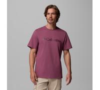 Columbia - Camiseta de algodón orgánico CSC Basic Logo™ - Violeta - Talla L - Hombre