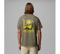 Columbia - Camiseta de algodón orgánico CSC™ Outdoor - Verde - Talla L - Hombre