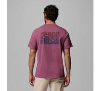 Columbia - Camiseta de algodón orgánico CSC™ Outdoor - Violeta - Talla XL - Hombre