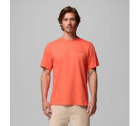 Columbia - Camiseta de algodón orgánico - Naranja - Talla S - Hombre