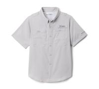 Columbia Camiseta de Manga Corta Tamiami para niños, Gris Fresco, XS