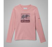 Columbia - Camiseta de manga larga con estampado Hazeldel Hill™ -Rojo - Talla XXS (4-5 a) - Niña