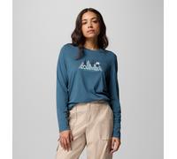 Columbia - Camiseta de manga larga con estampado Ruby Springs™ - Azul - Talla XS - Mujer