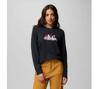 Columbia - Camiseta de manga larga con estampado Ruby Springs™ - Negro - Talla S - Mujer