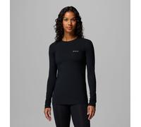 Columbia Midweight Stretch Long Sleeve Top, Ropa Interior Camiseta Térmica para Mujer, Black, Talla S