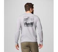 Columbia - Camiseta de manga larga y de algodón orgánico CSC™ Seasonal Logo - Gris - Talla XXL - Hombre