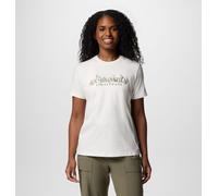 COLUMBIA Camiseta funcional 'Boundless Beauty' amarillo pastel / oliva / verde pastel / blanco, Talla S