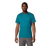 Columbia Rapid Ridge Back Graphic Tee Ii men's river blue - button badge M