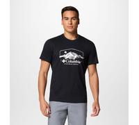 Camiseta de hombre Columbia Path Lake™ Graphic Tee II Talla: M / Color: negro/gris