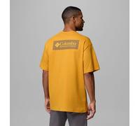 Columbia - Camiseta gruesa con estampado en la espalda CSC™ - Amarillo - Talla XXL - Hombre
