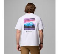 Columbia - Camiseta gruesa con estampado en la espalda CSC™ - Blanco - Talla XL - Hombre
