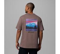 Columbia - Camiseta gruesa con estampado en la espalda CSC™ - Marrón - Talla M - Hombre