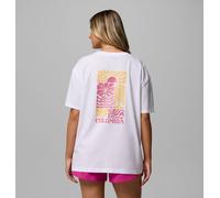 Columbia - Camiseta oversize con estampado Rolling Bend™ - Blanco - Talla M - Mujer