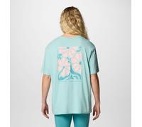 Columbia - Camiseta oversize con estampado Rolling Bend™ - Verde - Talla M - Mujer