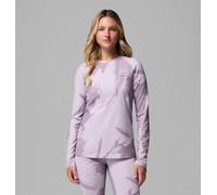 Columbia - Camiseta primera capa de punto, cuello redondo y manga larga W Omni-Heat Infinity - Violeta - Talla M - Mujer