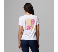 Columbia - Camiseta técnica con estampado Parsons Point™ - Blanco - Talla S - Mujer